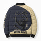 John Lewis Bomber Puffer Jacket with Selma Bridge Graphic Civil Rights and Voting Rights Tribute - African Pride