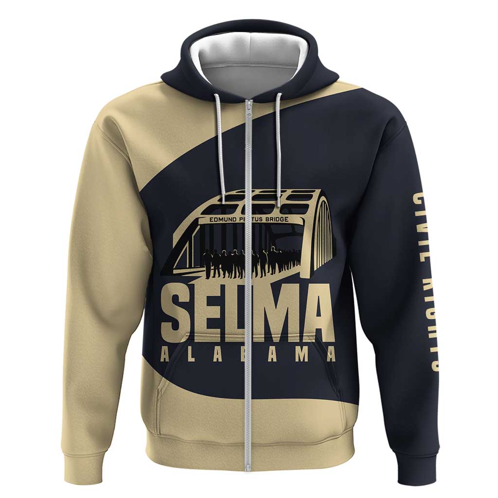 John Lewis Hoodie with Selma Bridge Graphic Civil Rights and Voting Rights Tribute - African Pride