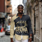 John Lewis Long Sleeve Button Shirt with Selma Bridge Graphic Civil Rights and Voting Rights Tribute - African Pride