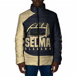 John Lewis Padded Jacket with Selma Bridge Graphic Civil Rights and Voting Rights Tribute - African Pride