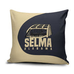 John Lewis Pillow Cover with Selma Bridge Graphic Civil Rights and Voting Rights Tribute - African Pride