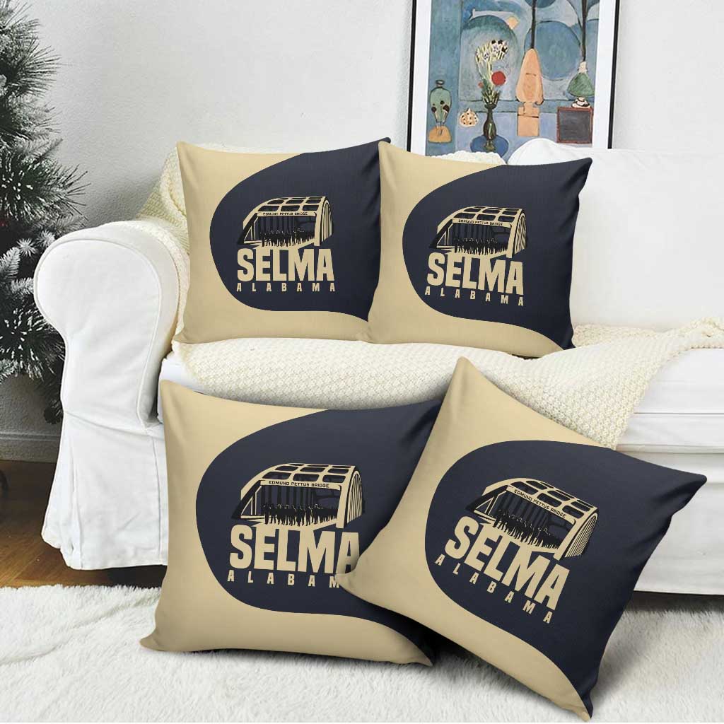 John Lewis Pillow Cover with Selma Bridge Graphic Civil Rights and Voting Rights Tribute - African Pride