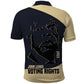 John Lewis Polo Shirt with Selma Bridge Graphic Civil Rights and Voting Rights Tribute - African Pride