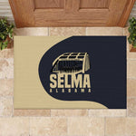 John Lewis Rubber Doormat with Selma Bridge Graphic Civil Rights and Voting Rights Tribute - African Pride