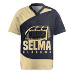 John Lewis Rugby Jersey with Selma Bridge Graphic Civil Rights and Voting Rights Tribute - African Pride