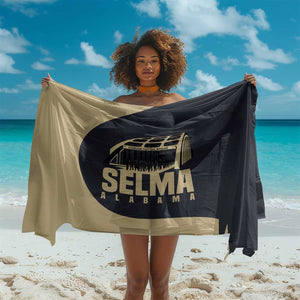 John Lewis Sarong with Selma Bridge Graphic Civil Rights and Voting Rights Tribute - African Pride