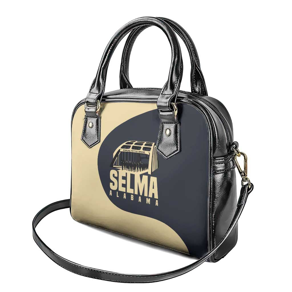 John Lewis Shoulder Handbag with Selma Bridge Graphic Civil Rights and Voting Rights Tribute - African Pride