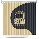 John Lewis Shower Curtain with Selma Bridge Graphic Civil Rights and Voting Rights Tribute - African Pride