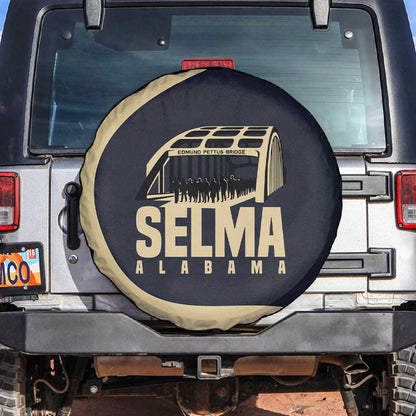 John Lewis Spare Tire Cover with Selma Bridge Graphic Civil Rights and Voting Rights Tribute - African Pride