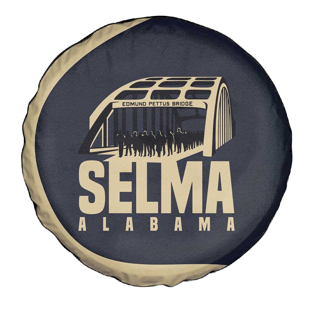 John Lewis Spare Tire Cover with Selma Bridge Graphic Civil Rights and Voting Rights Tribute - African Pride