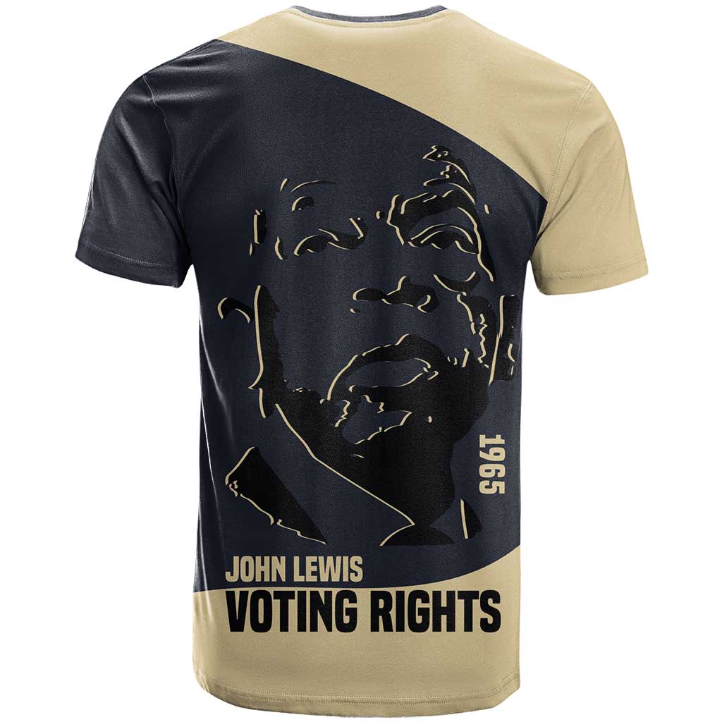 John Lewis T shirt with Selma Bridge Graphic Civil Rights and Voting Rights Tribute - African Pride