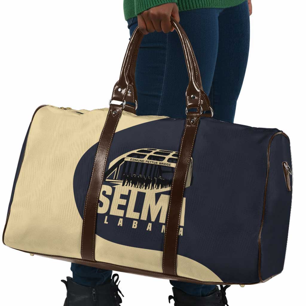 John Lewis Travel Bag with Selma Bridge Graphic Civil Rights and Voting Rights Tribute - African Pride