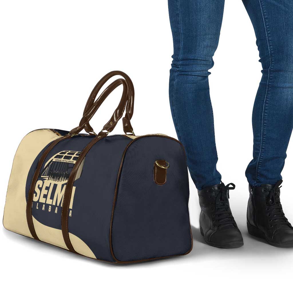 John Lewis Travel Bag with Selma Bridge Graphic Civil Rights and Voting Rights Tribute - African Pride