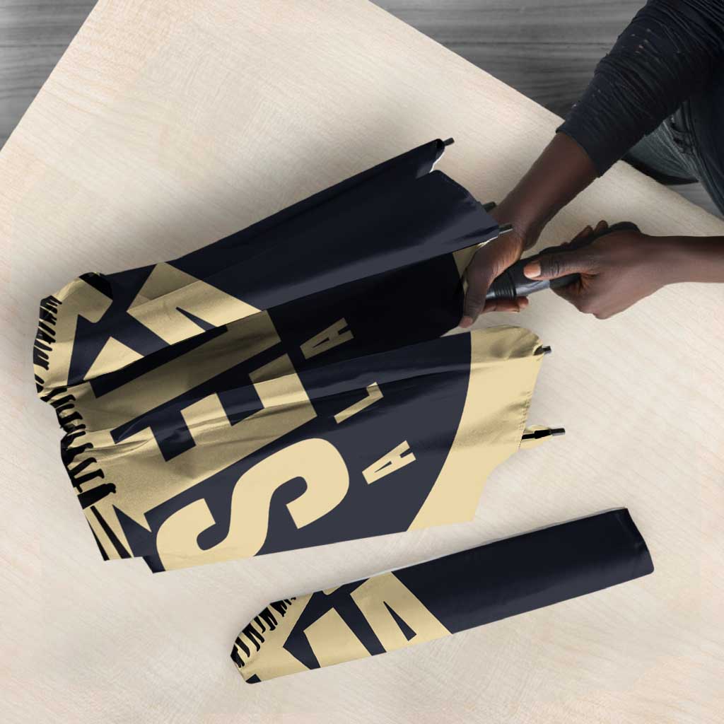 John Lewis Umbrella with Selma Bridge Graphic Civil Rights and Voting Rights Tribute - African Pride