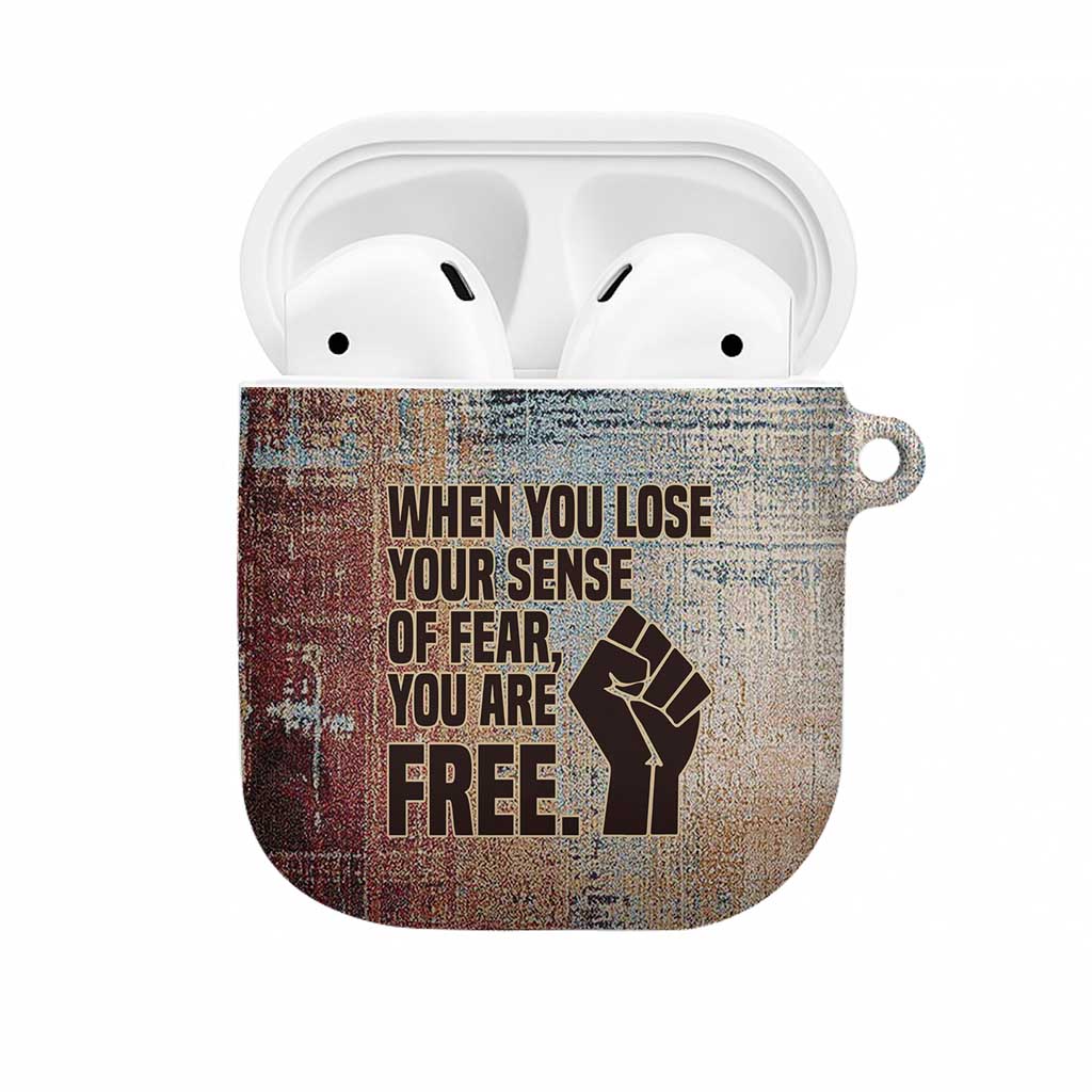 John Lewis AirPods Case with Freedom Quote Graphic Civil Rights and Legacy Tribute - African Pride