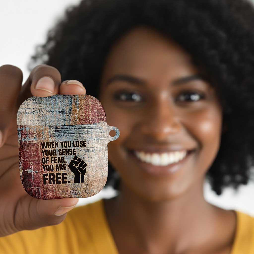 John Lewis AirPods Case with Freedom Quote Graphic Civil Rights and Legacy Tribute - African Pride