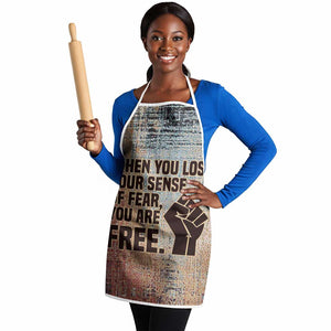 John Lewis Apron with Freedom Quote Graphic Civil Rights and Legacy Tribute - African Pride