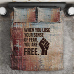 John Lewis Bedding Set with Freedom Quote Graphic Civil Rights and Legacy Tribute - African Pride