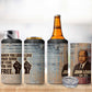 John Lewis 4 in 1 Can Cooler Tumbler with Freedom Quote Graphic Civil Rights and Legacy Tribute - African Pride
