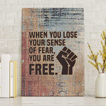 John Lewis Canvas Wall Art with Freedom Quote Graphic Civil Rights and Legacy Tribute - African Pride