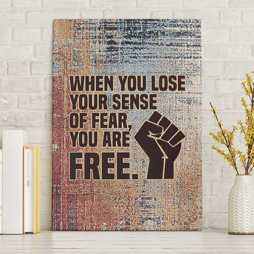 John Lewis Canvas Wall Art with Freedom Quote Graphic Civil Rights and Legacy Tribute - African Pride