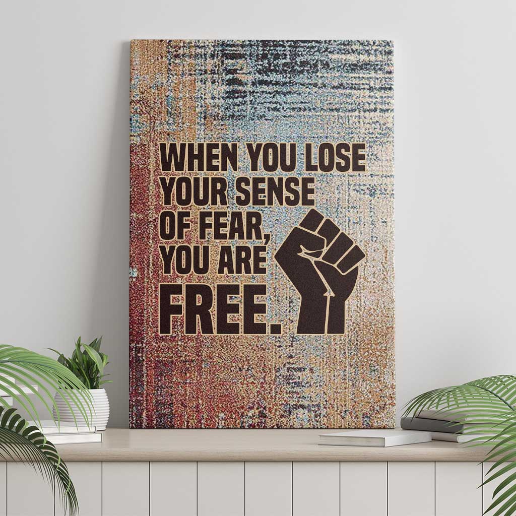 John Lewis Canvas Wall Art with Freedom Quote Graphic Civil Rights and Legacy Tribute - African Pride