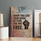 John Lewis Canvas Wall Art with Freedom Quote Graphic Civil Rights and Legacy Tribute - African Pride