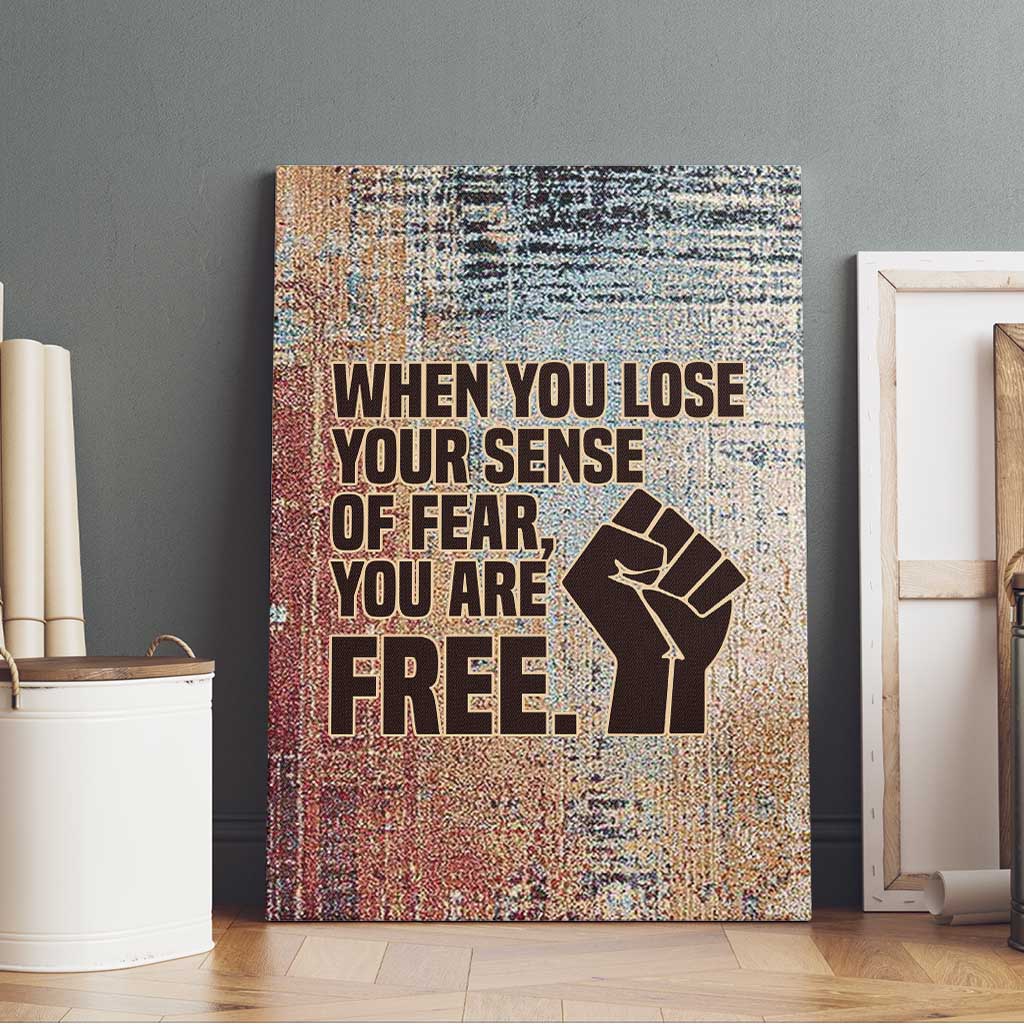 John Lewis Canvas Wall Art with Freedom Quote Graphic Civil Rights and Legacy Tribute - African Pride