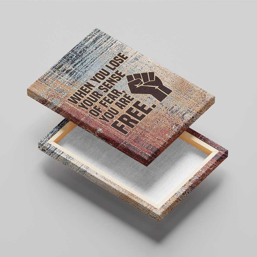John Lewis Canvas Wall Art with Freedom Quote Graphic Civil Rights and Legacy Tribute - African Pride