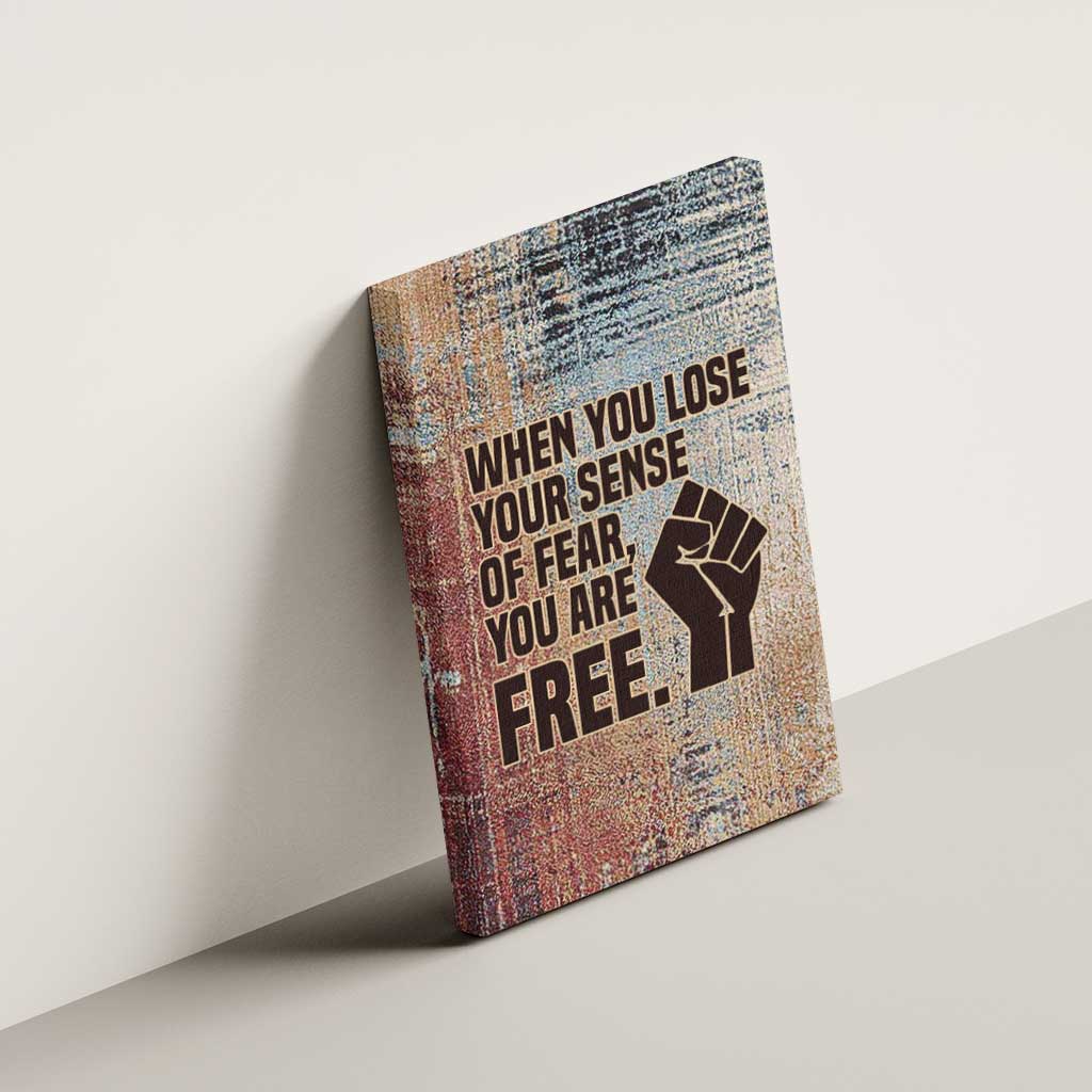 John Lewis Canvas Wall Art with Freedom Quote Graphic Civil Rights and Legacy Tribute - African Pride