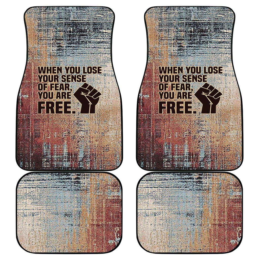 John Lewis Car Mats with Freedom Quote Graphic Civil Rights and Legacy Tribute - African Pride