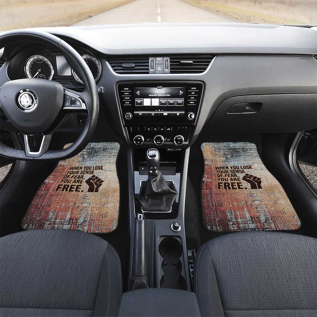 John Lewis Car Mats with Freedom Quote Graphic Civil Rights and Legacy Tribute - African Pride
