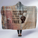 John Lewis Hooded Blanket with Freedom Quote Graphic Civil Rights and Legacy Tribute - African Pride