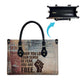 John Lewis Leather Bag with Freedom Quote Graphic Civil Rights and Legacy Tribute - African Pride
