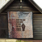 John Lewis Quilt with Freedom Quote Graphic Civil Rights and Legacy Tribute - African Pride