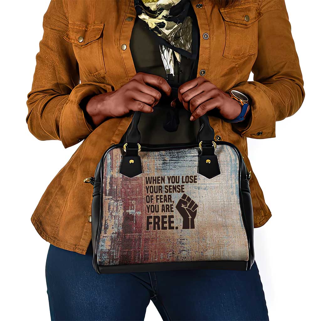 John Lewis Shoulder Handbag with Freedom Quote Graphic Civil Rights and Legacy Tribute - African Pride