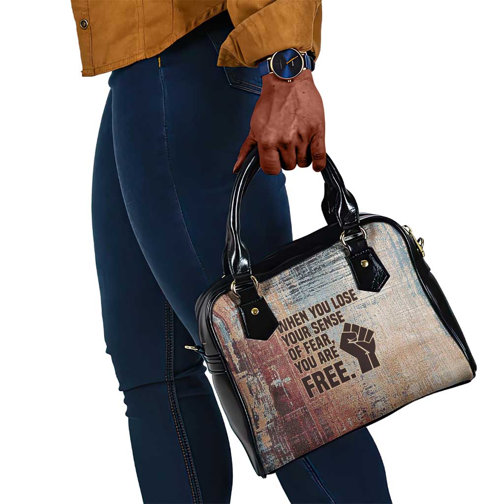 John Lewis Shoulder Handbag with Freedom Quote Graphic Civil Rights and Legacy Tribute - African Pride