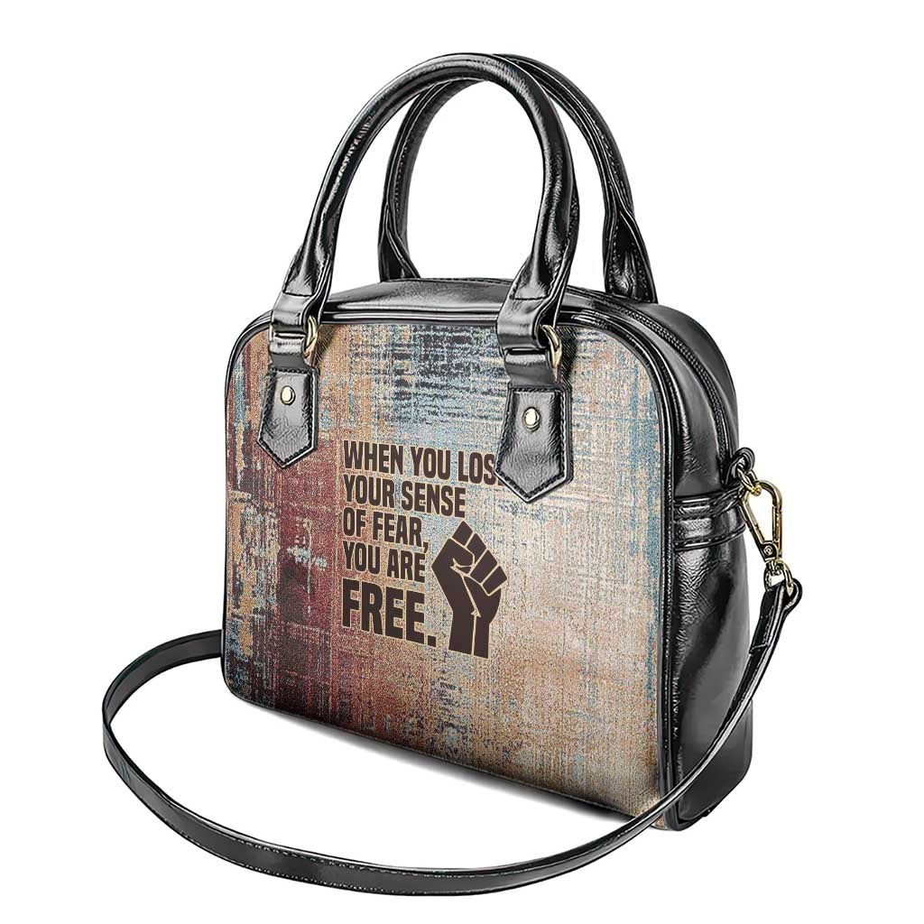 John Lewis Shoulder Handbag with Freedom Quote Graphic Civil Rights and Legacy Tribute - African Pride