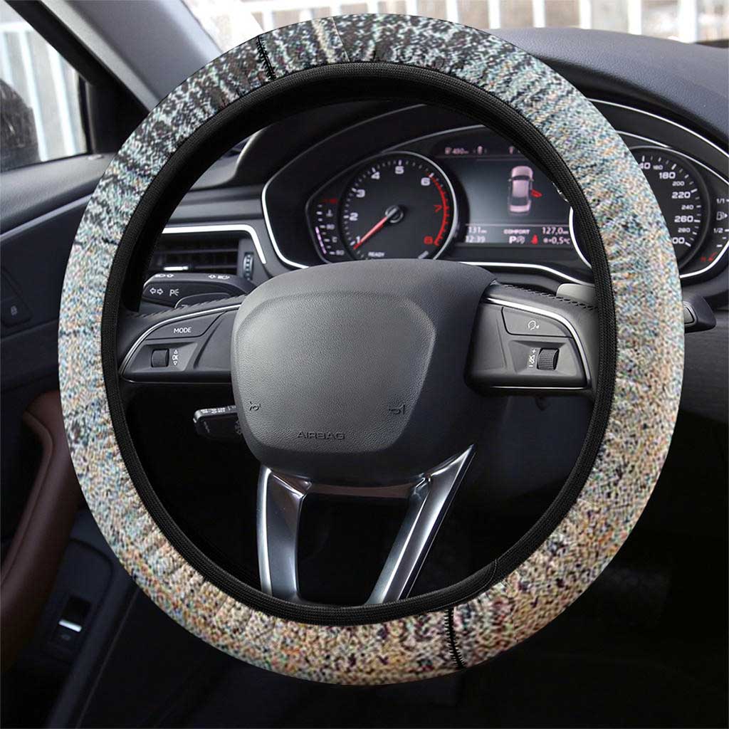 John Lewis Steering Wheel Cover with Freedom Quote Graphic Civil Rights and Legacy Tribute - African Pride