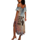 John Lewis Summer Maxi Dress with Freedom Quote Graphic Civil Rights and Legacy Tribute - African Pride