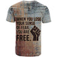John Lewis T shirt with Freedom Quote Graphic Civil Rights and Legacy Tribute - African Pride