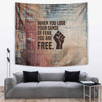 John Lewis Tapestry with Freedom Quote Graphic Civil Rights and Legacy Tribute - African Pride
