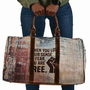 John Lewis Travel Bag with Freedom Quote Graphic Civil Rights and Legacy Tribute - African Pride