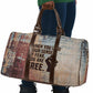 John Lewis Travel Bag with Freedom Quote Graphic Civil Rights and Legacy Tribute - African Pride