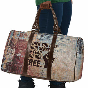 John Lewis Travel Bag with Freedom Quote Graphic Civil Rights and Legacy Tribute - African Pride