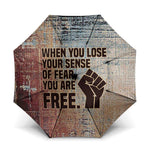 John Lewis Umbrella with Freedom Quote Graphic Civil Rights and Legacy Tribute - African Pride