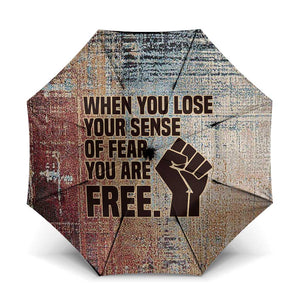John Lewis Umbrella with Freedom Quote Graphic Civil Rights and Legacy Tribute - African Pride