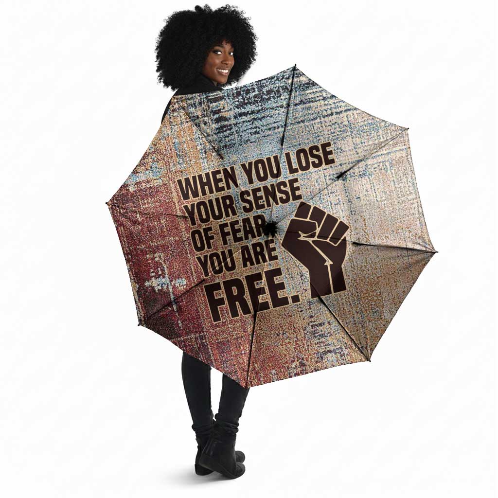 John Lewis Umbrella with Freedom Quote Graphic Civil Rights and Legacy Tribute - African Pride