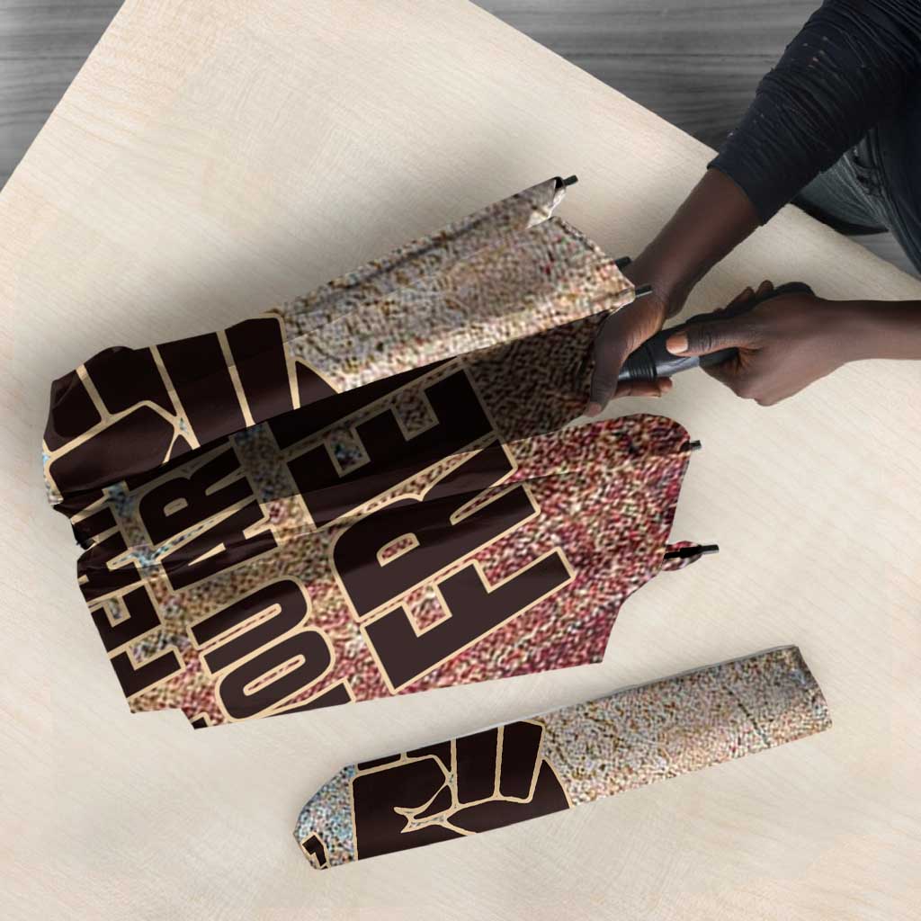 John Lewis Umbrella with Freedom Quote Graphic Civil Rights and Legacy Tribute - African Pride