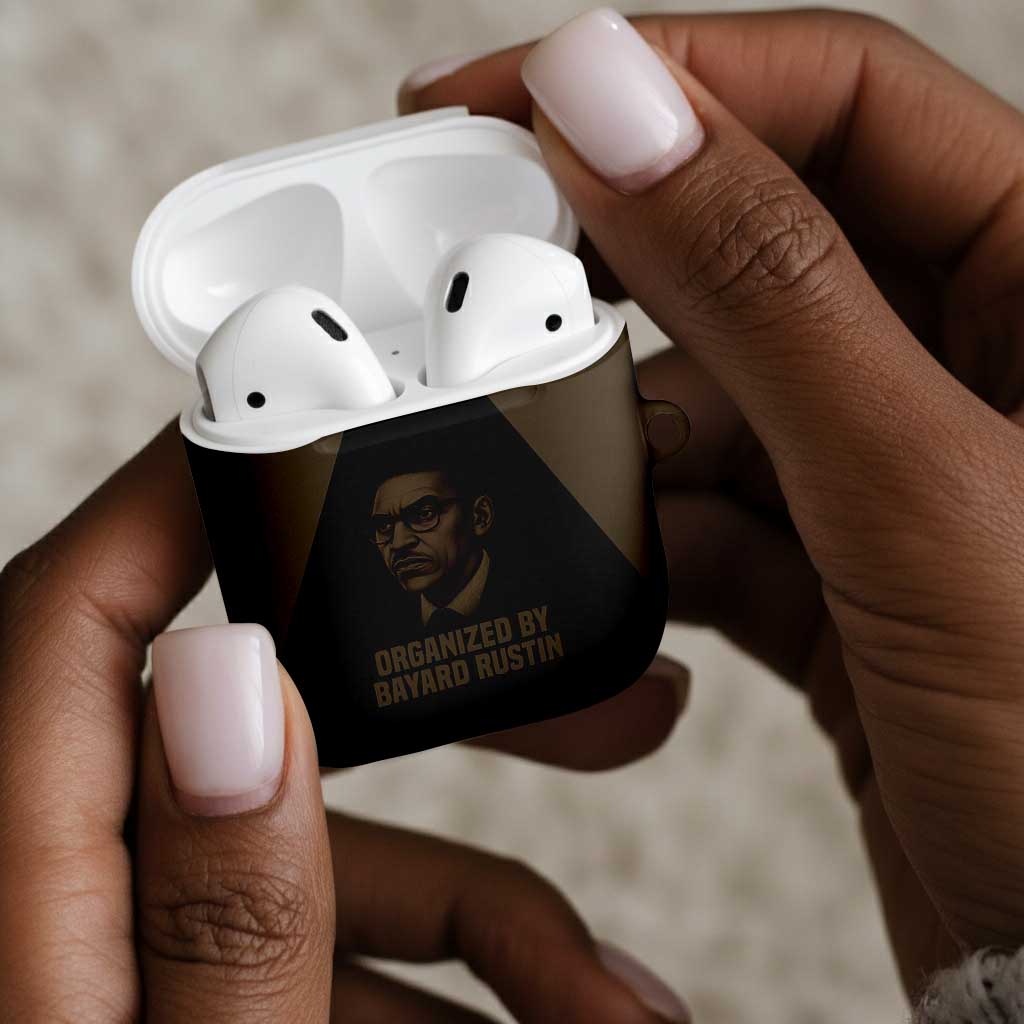 Bayard Rustin AirPods Case with March on Washington Design Civil Rights Organizer Tribute - African Pride